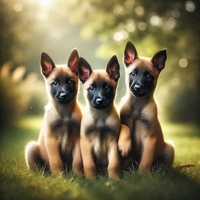 Malinois-Welpen Maliland, generativ